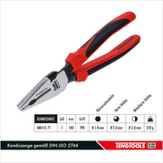 Teng Tools Plier Set TPR Grip TT1 4 Pieces Teng Tools - Dynamic Drive