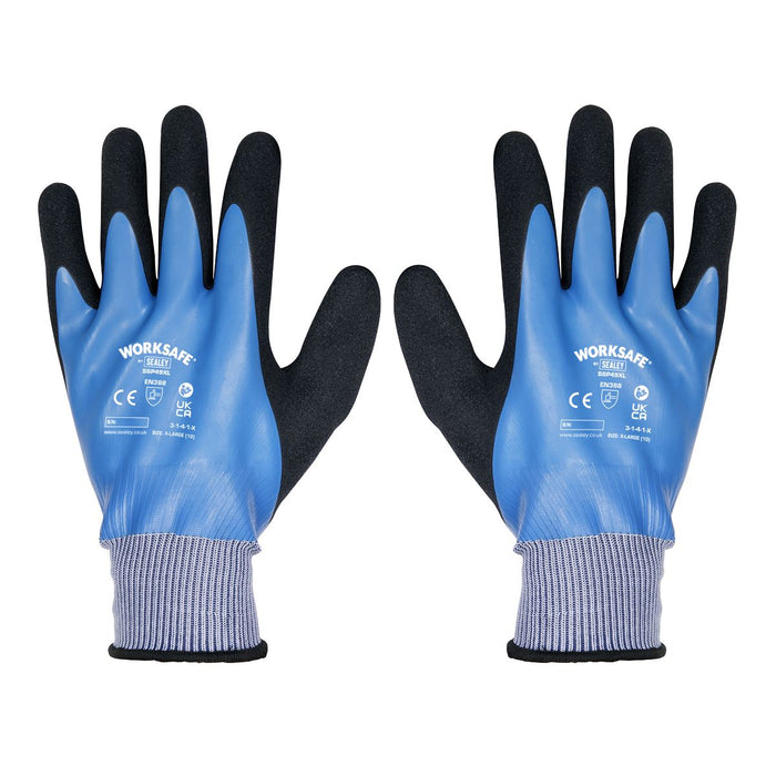 Worksafe Worksafe Waterproof Latex Gloves, X-Large - Box of 120 Pairs Worksafe - Dynamic Drive