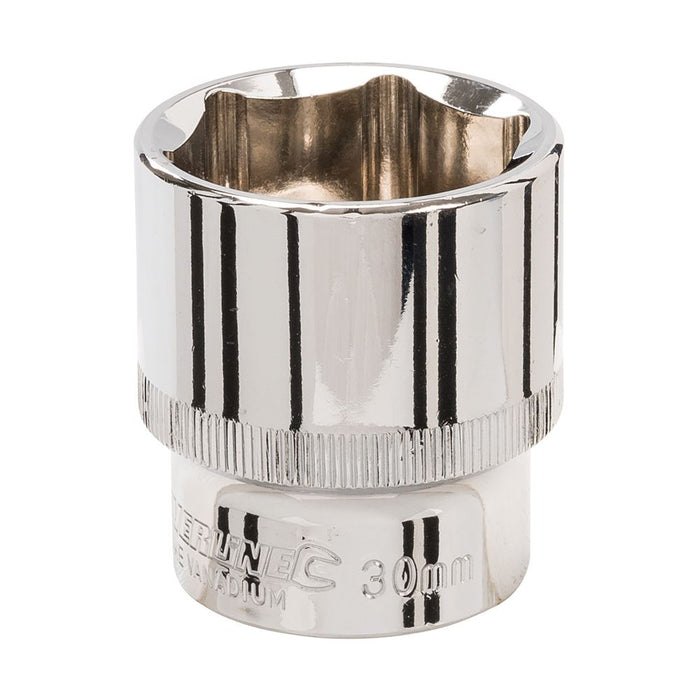 Silverline Socket 1/2" Drive 6pt Metric 30mm Silverline - Dynamic Drive