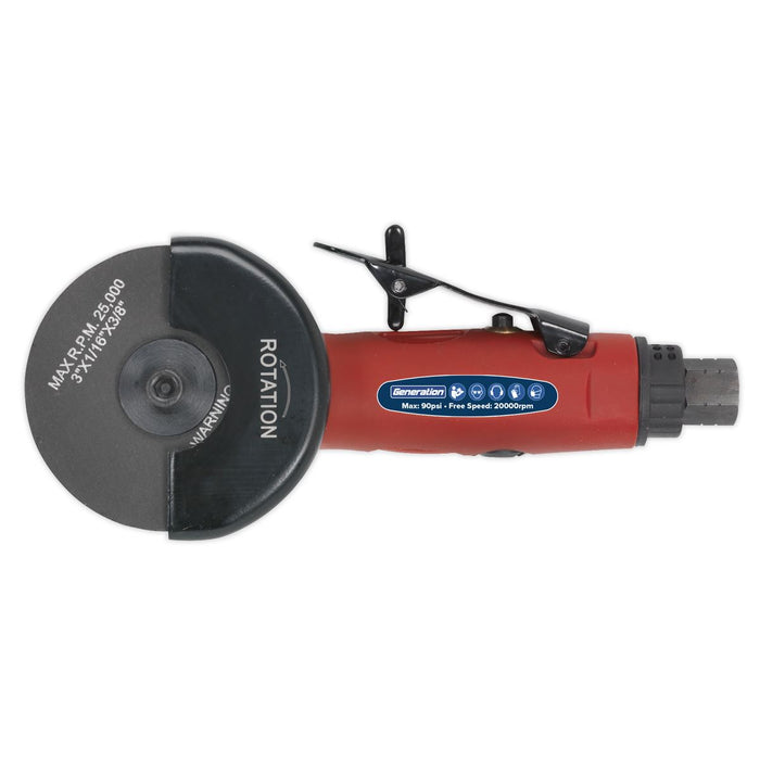 Sealey Air Cut-Off Tool 75mm Straight GSA26 Sealey  - Dynamic Drive