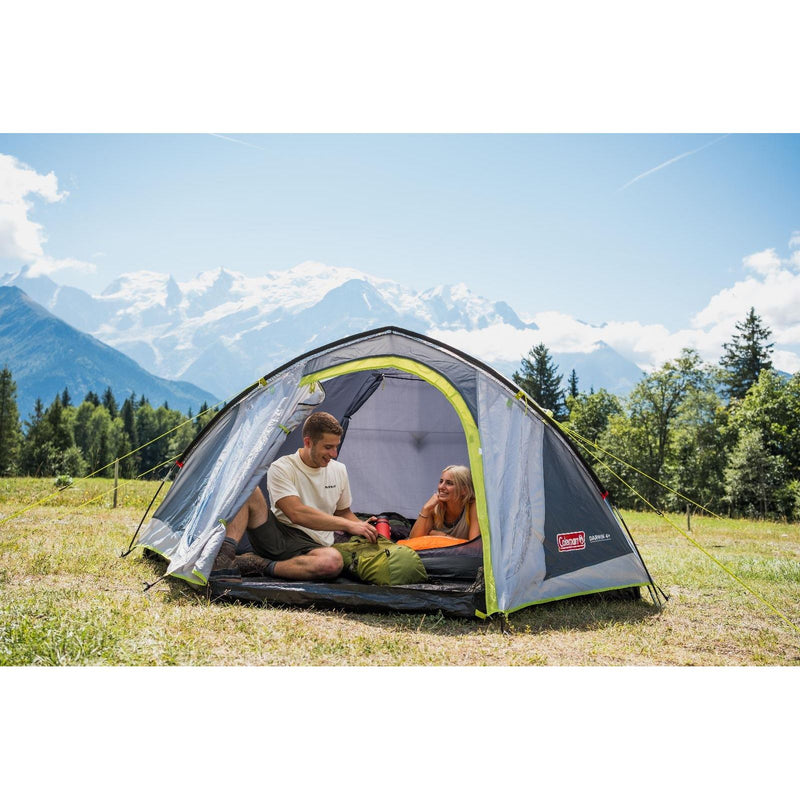 Coleman Tent Darwin 4+ Compact 4 Person Dome Tent Camping Coleman - Dynamic Drive