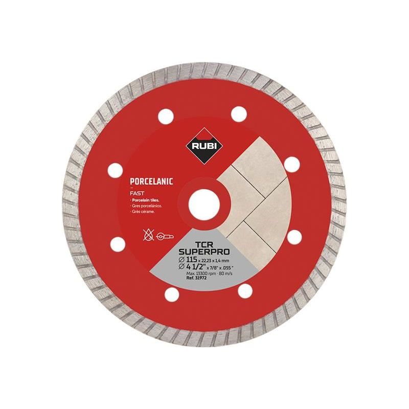 Rubi Tiling Tools TCR115 SUPERPRO Diamond Blade 115mm RUBI TILING TOOLS - Dynamic Drive