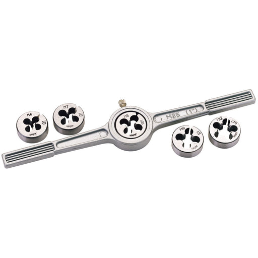 Draper Circular Metric Die and Holder Set (6 Piece) 79197 Draper - Dynamic Drive