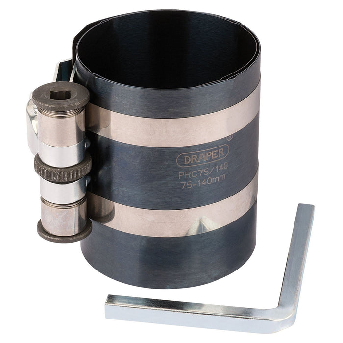Draper Piston Ring Compressor, 75 - 140mm 51846 Draper - Dynamic Drive