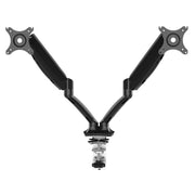 Dellonda Adjustbale Double Monitor Arm with 360 Rotation - Black DH25 Dellonda - Dynamic Drive