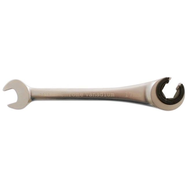 Laser Ratchet Flare Nut Wrench 17mm 4904 Laser - Dynamic Drive
