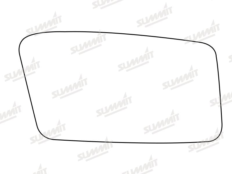 Summit Stick-On Standard Mirror Glass fits Hyundai Stellor RHS Summit - Dynamic Drive