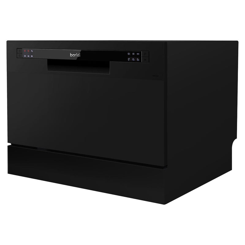 Baridi Tabletop Dishwasher 6 Place Settings 6.5L Capacity - Black DH85 Baridi - Dynamic Drive