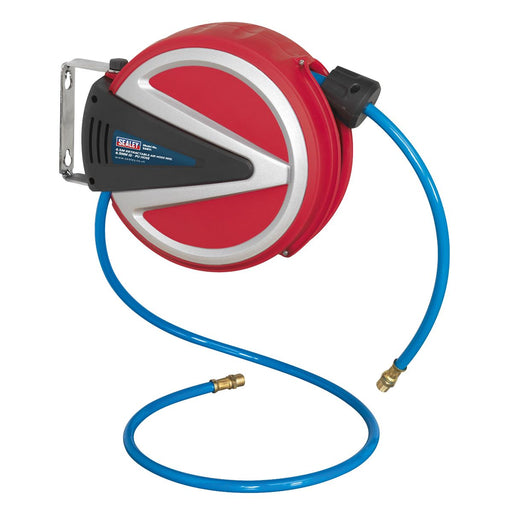Sealey Retractable Air Hose Reel 6.5m 6.5mm ID - PU Hose SA811 Sealey  - Dynamic Drive