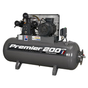 Sealey Air Compressor 200L Belt Drive 5.5hp 3ph SAC32055B Sealey - Dynamic Drive