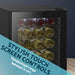 Baridi 28 Bottle Wine Fridge with Digital Touchscreen Controls & LED Light - Black Baridi  - Dynamic Drive