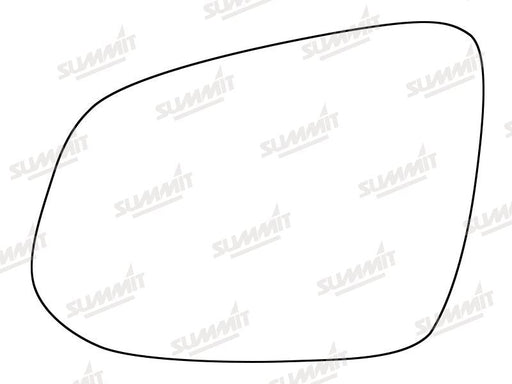 Summit Stick-On Standard Mirror Glass fits Toyota Rav4 13 on LHS Summit - Dynamic Drive