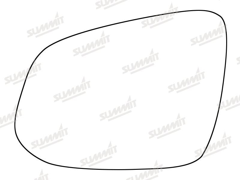 Summit Stick-On Standard Mirror Glass fits Toyota Rav4 13 on LHS Summit - Dynamic Drive