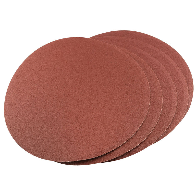 Draper Self-Adhesive Aluminium Oxide Sanding Discs, 200mm, 100 Grit (Pack of 5) Draper - Dynamic Drive