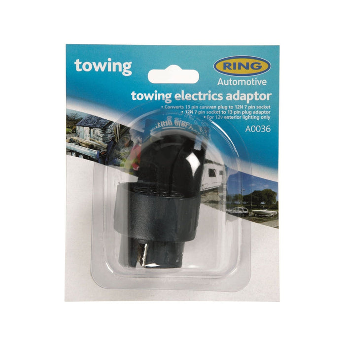 Ring Automotive A0036 12N 7 Pin Socket To 13 Pin Plug Adaptor Ring Automotive - Dynamic Drive