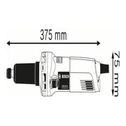 Bosch GGS 28 LC Professional Long Straight Grinder 650W 240V Bosch - Dynamic Drive