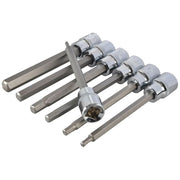 Bluespot Tools 3/8in Drive Extra Long Hex Socket Bit Set, 7 Piece BlueSpot Tools - Dynamic Drive