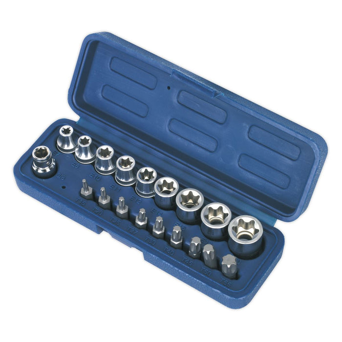 Sealey TRX-Star* Socket & Bit Set 19pc AK6191 Sealey  - Dynamic Drive