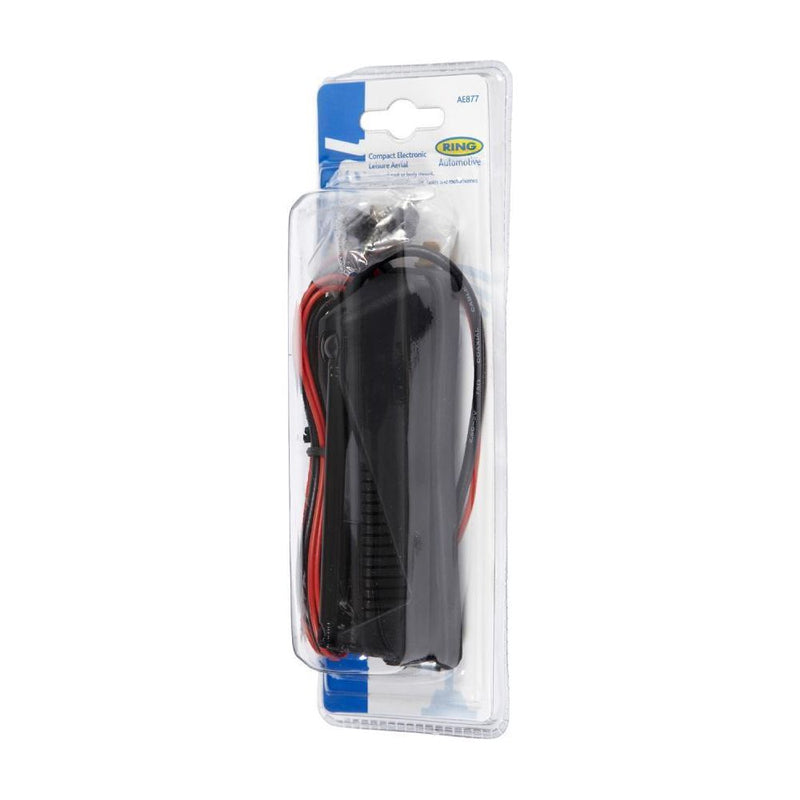 Ring Caravan Motorhome Compact Retractable FM Radio Aerial Booster Genuine Ring Automotive - Dynamic Drive