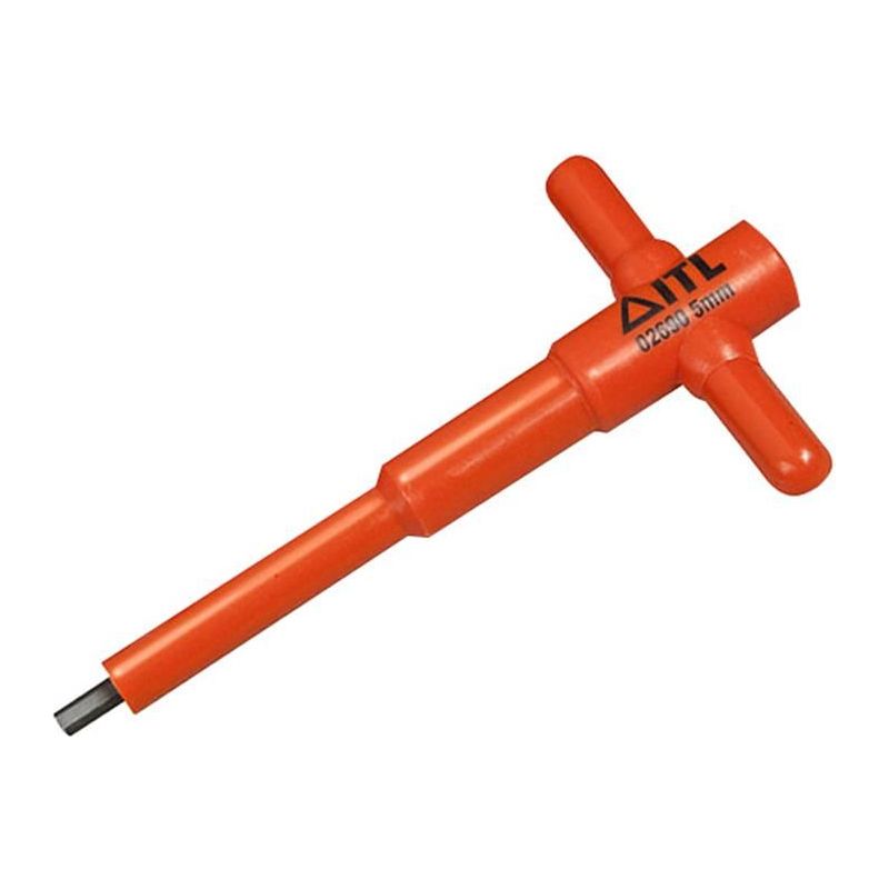 Itl Insulated Insulated T Handle Hex Driver 5mm ITL Insulated - Dynamic Drive