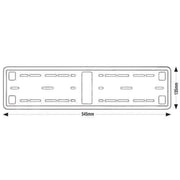 E-Tech Stainless Steel Car Registration Number Plate Holder Surround Frame x1 E-Tech - Dynamic Drive