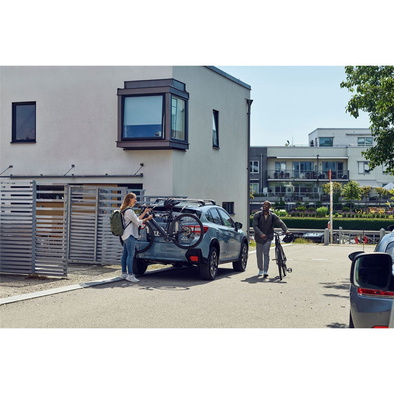 Thule Out Way Hanging three-bike hanging trunk bike rack aluminium Boot Bike Rack Thule - Dynamic Drive