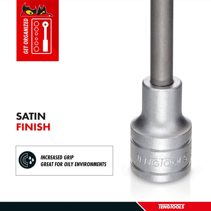 Teng Tools 1/2" Long XZN/Triple Square Bit Socket 10 Teng Tools - Dynamic Drive