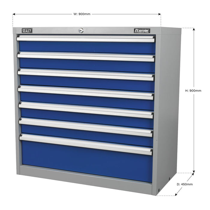 Sealey Industrial Cabinet 7 Drawer API9007 Sealey - Dynamic Drive