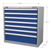 Sealey Industrial Cabinet 7 Drawer API9007 Sealey - Dynamic Drive