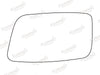 Summit Stick-On Standard Mirror Glass fits Renault 21 LHS Summit - Dynamic Drive