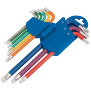 Draper TX-STAR Metric Coloured Long Arm Key Set (9 Piece) 66143 Draper - Dynamic Drive