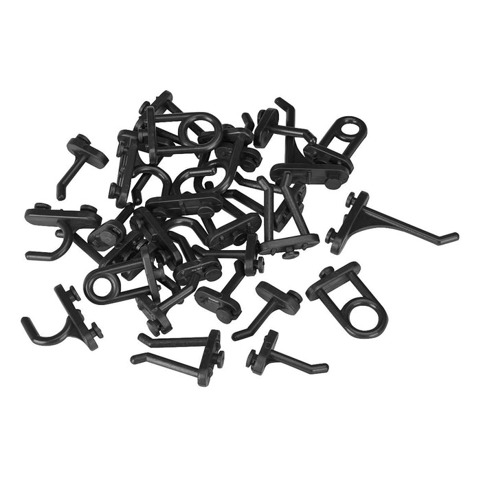 Seigen by Sealey Hook Assortment for Composite Pegboard 30pc S0766 Seigen by Sealey  - Dynamic Drive