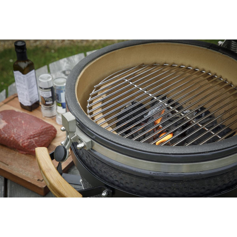 Dellonda Deluxe 16"(40cm) Ceramic Kamado Style BBQ DG158 Dellonda - Dynamic Drive