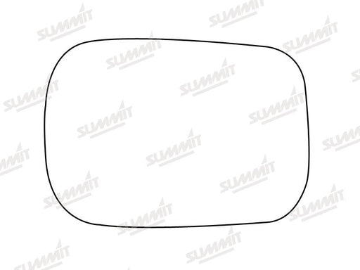 Summit Heated Base Plate With Standard Mirror Glass fits Volvo XC70 02 to 17 LHS Summit - Dynamic Drive