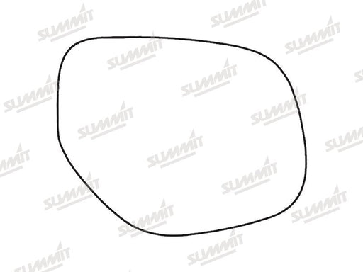 Summit Stick-On Standard Mirror Glass fits Mitsubishi Outlander (Including PHEV) 2012 on RHS Summit - Dynamic Drive