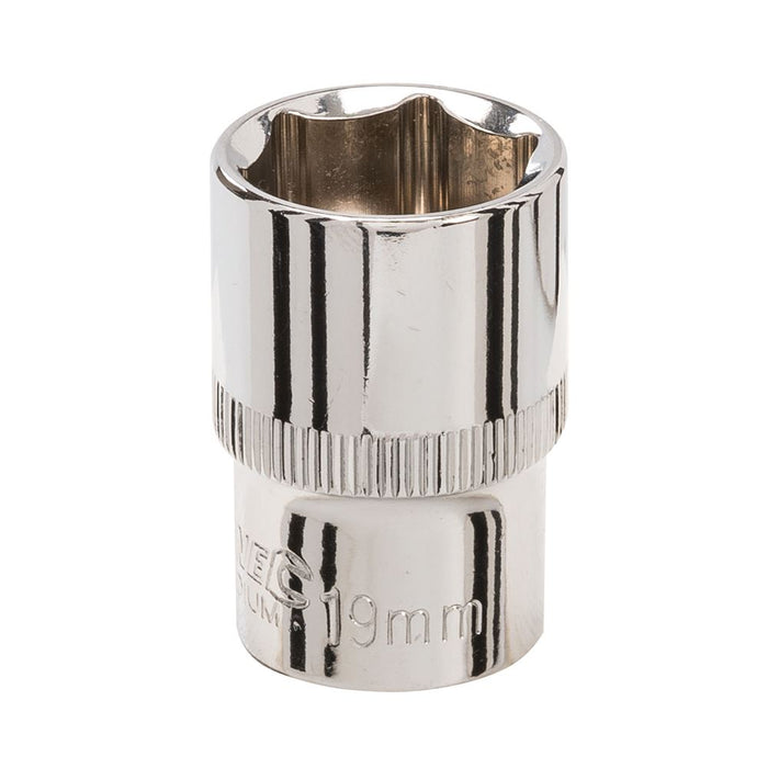 Silverline Socket 1/2" Drive 6pt Metric 19mm Silverline - Dynamic Drive