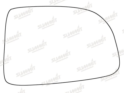 Summit Stick-On Standard Mirror Glass fits Kia Carens RHS Summit - Dynamic Drive