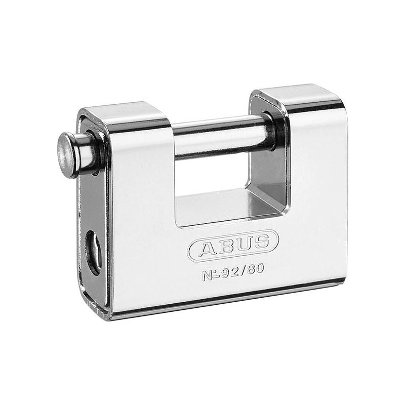 Abus Mechanical 92/80mm Monoblock Brass Body Shutter Padlock Keyed Alike 8522 ABUS Mechanical - Dynamic Drive
