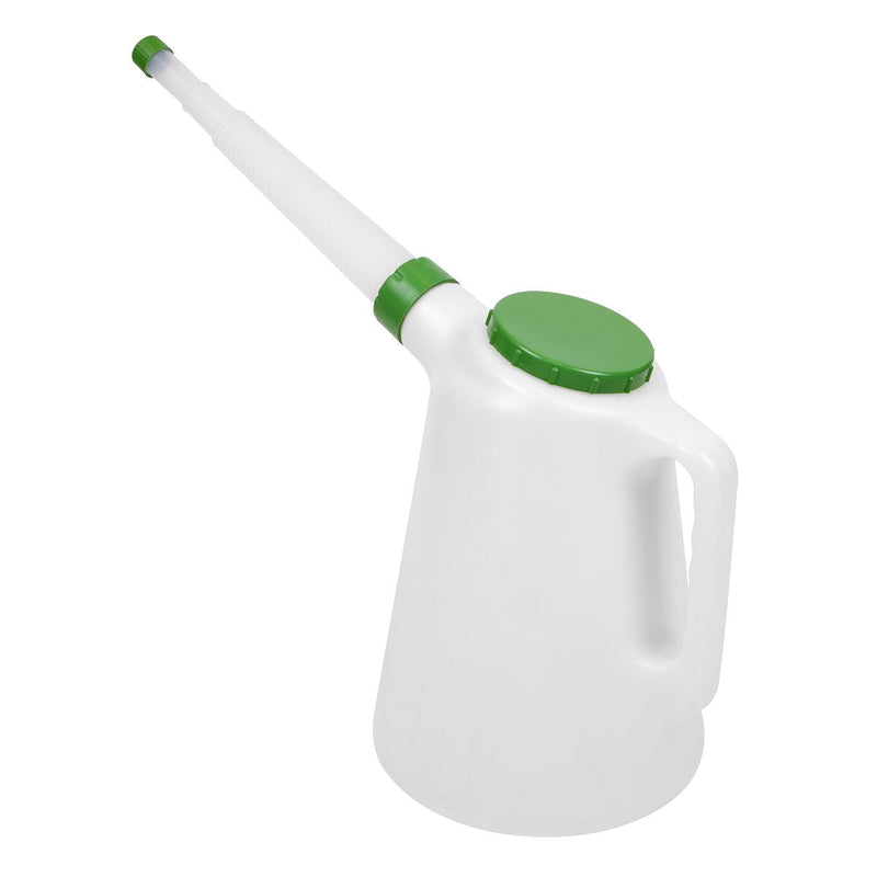 Sealey Oil Container with Green Lid & Flexible Spout 5L JDL5G Sealey - Dynamic Drive