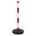 Sealey Red/White Post with Base RWPB01 Sealey - Dynamic Drive