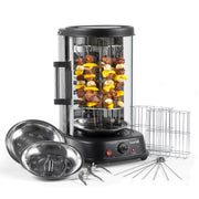 Baridi Vertical 360 Rotisserie Smokeless Grill 21L Capacity DH216 Baridi - Dynamic Drive