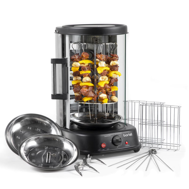 Baridi Vertical 360 Rotisserie Smokeless Grill 21L Capacity DH216 Baridi - Dynamic Drive