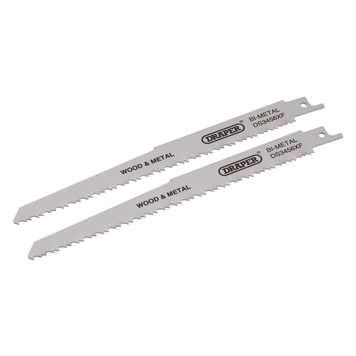Draper Bi-metal Reciprocating Saw Blades for Multi-Purpose Cutting, 200mm, 6-12t Draper - Dynamic Drive