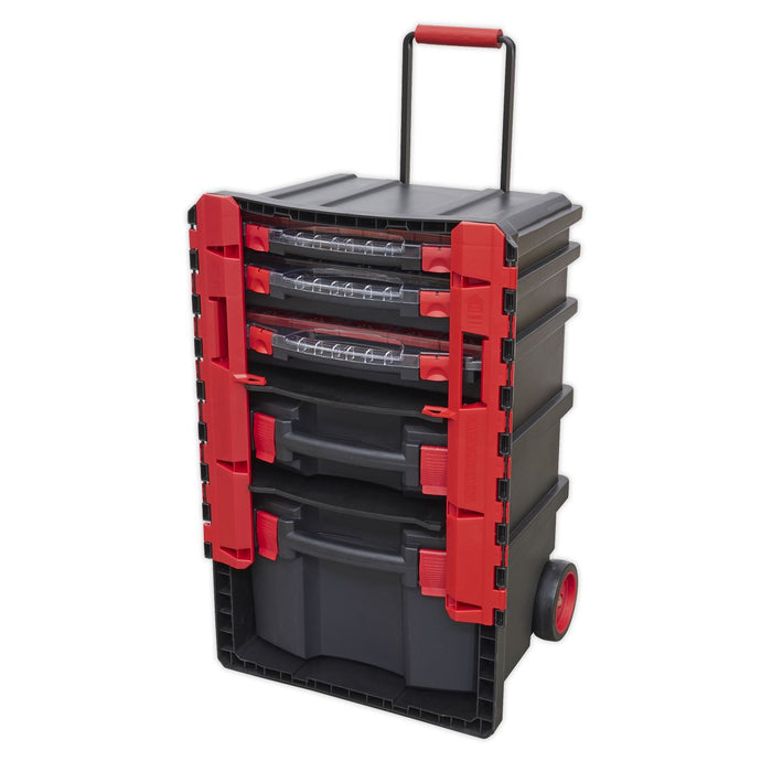 Sealey Professional Trail Box with 5 Tool Storage Cases AP860 Sealey  - Dynamic Drive
