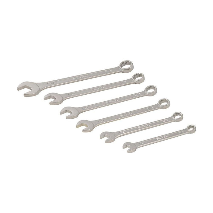 Silverline Combination Spanner Set 6pce 8 - 17mm Metric Silverline - Dynamic Drive