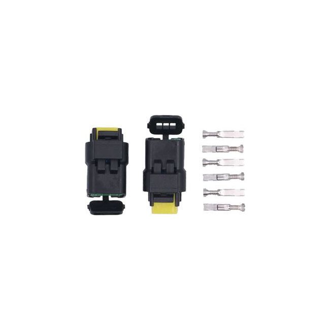 Connect for Peugeot Electrical Multipurpose 3 Pin Connector 8pc 37593 Tool Connection - Dynamic Drive
