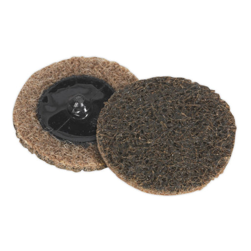 Sealey Quick-Change Preparation Pad50mm Coarse Pack of 10 PTCQC50C Sealey - Dynamic Drive