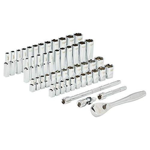 Milwaukee 932464944 1/4in Ratcheting Socket Set Metric & Imperial, 50 Piece Milwaukee - Dynamic Drive