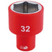 Draper Fully Insulated VDE Socket, 1/2" Sq. Dr., 32mm 32017 Draper - Dynamic Drive