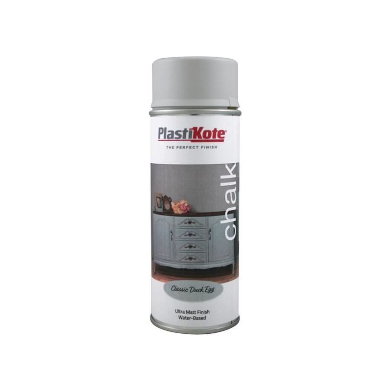Plastikote Chalk Finish Spray Classic Duck Egg 400ml PlastiKote - Dynamic Drive